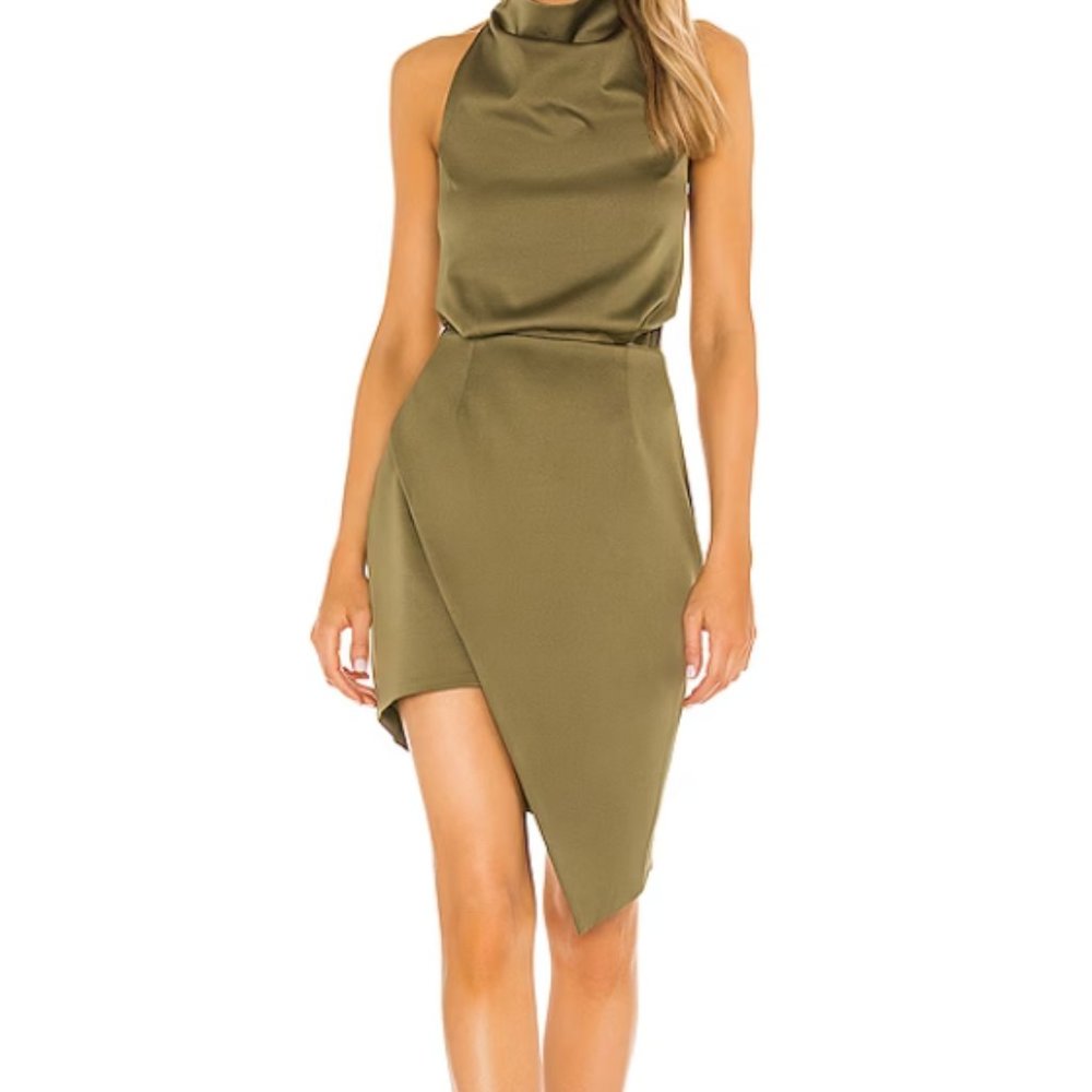 Elliatt Camo Dress in Khaki